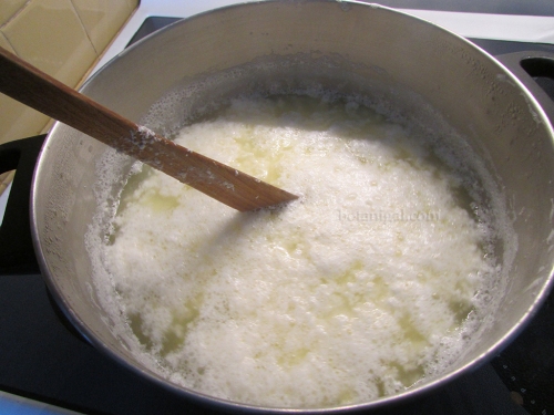 The curd separates from the whey 071.jpg